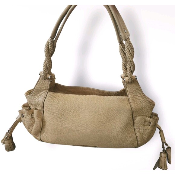 Cole Haan Brown Hobo Bag with Braided Handle MINT CONDITION - Picture 9 of 16